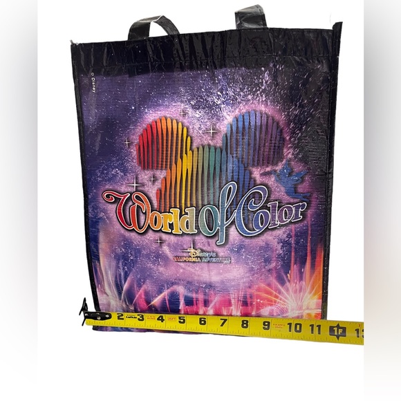 two Disneys California Adventure world of color reusable tote bags - Picture 3 of 7
